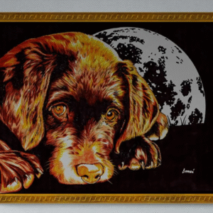 Chocolate Lab Puppy Art
