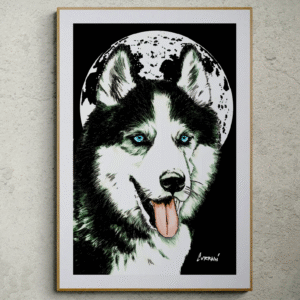 Siberian Husky Art